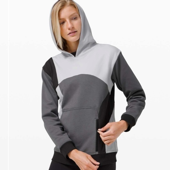 LULULEMON All Yours Hoodie Sweatshirt Starlight/Asphalt/Graphite Grey 6 - Picture 14 of 15